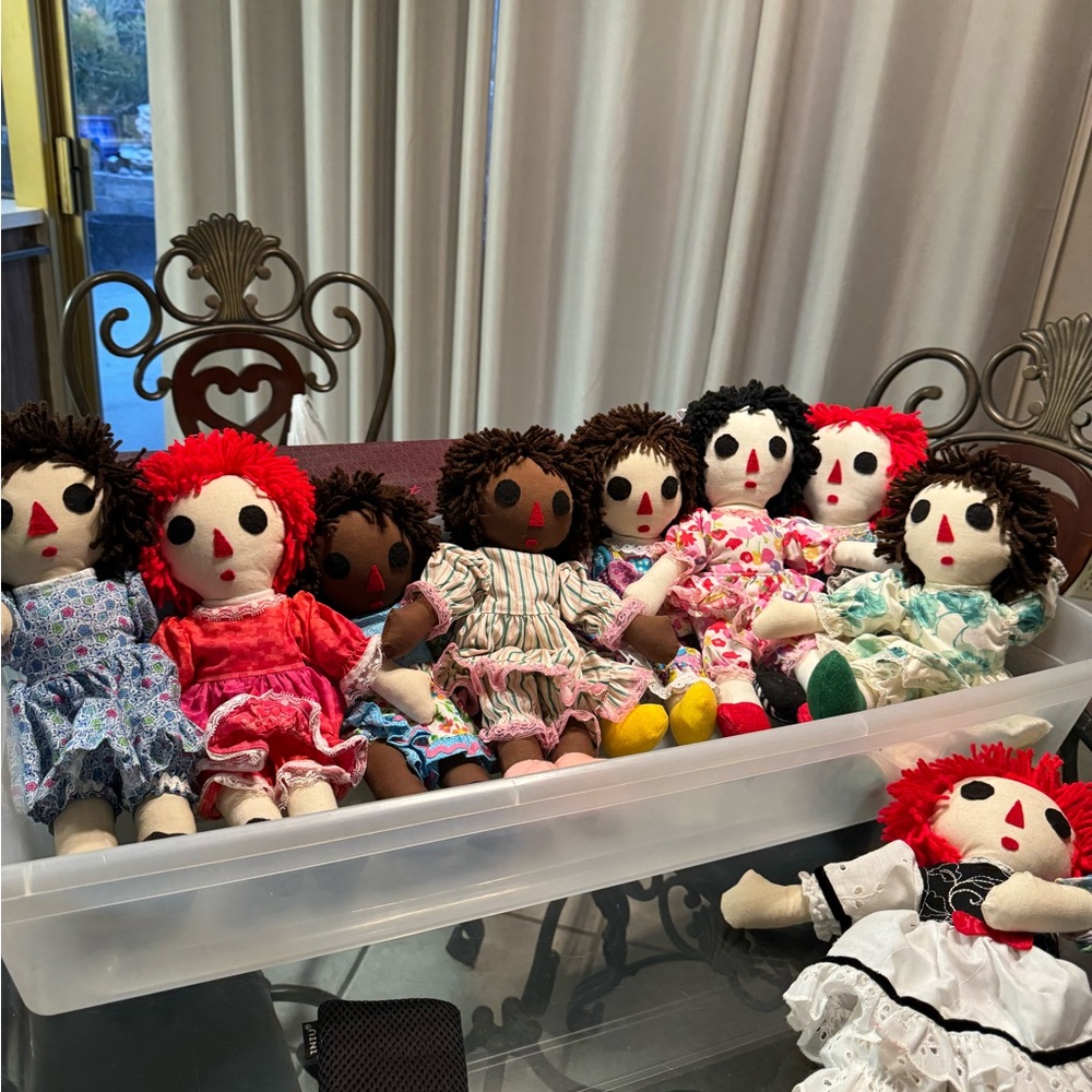 Homemade Raggedy Anne Dolls Made With A Lot Of Love